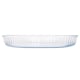 image 7 of Argon Tableware Optical Round Glass Oven Dishes - 32cm x 32cm - Pack of 2 | Clear | Clear | 32cm x 32cm