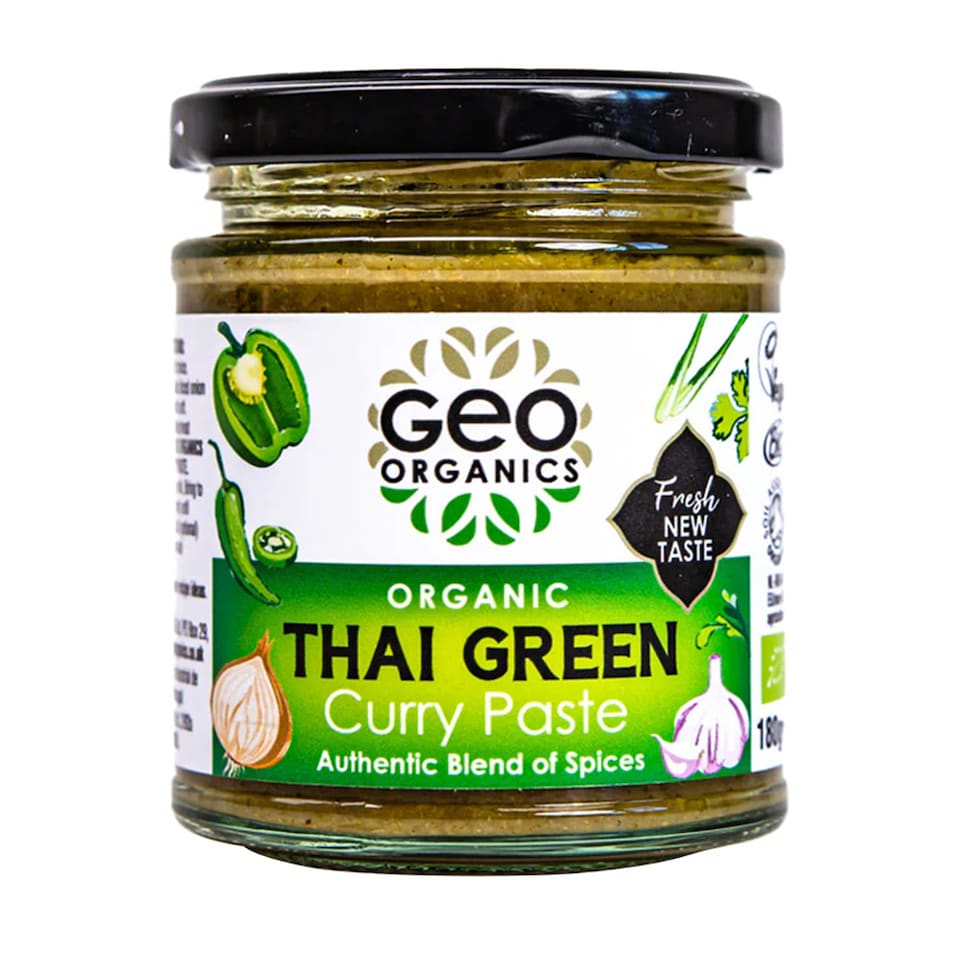 Organic Thai Green Curry Paste 180g (Geo Organics)