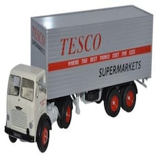Oxford Diecast Leyland Octopus Beaver Box Trailer Tesco
