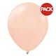 image 1 of Kalisan Latex Macaroon Balloons (Pack of 50) - Salmon - One Size Pink
