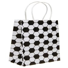 Pack of 12 Football Paper Gift Bags
