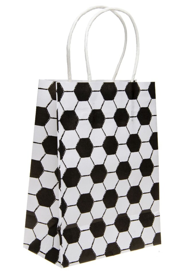 image 1 of Pack of 12 Football Paper Gift Bags