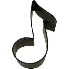 Anniversary House Music Notes Poly-Resin Coated Cookie Cutter - Black - One Size