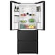 image 3 of HYE 403 Litre Frost Free French Door American Fridge Freezer, 70cm, Black - RF01AMFD403B07