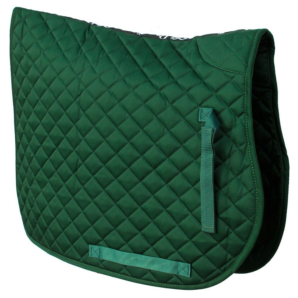 image 1 of Rhinegold Cotton Quilted Saddle Cloth White | Size: Full
Colour: White