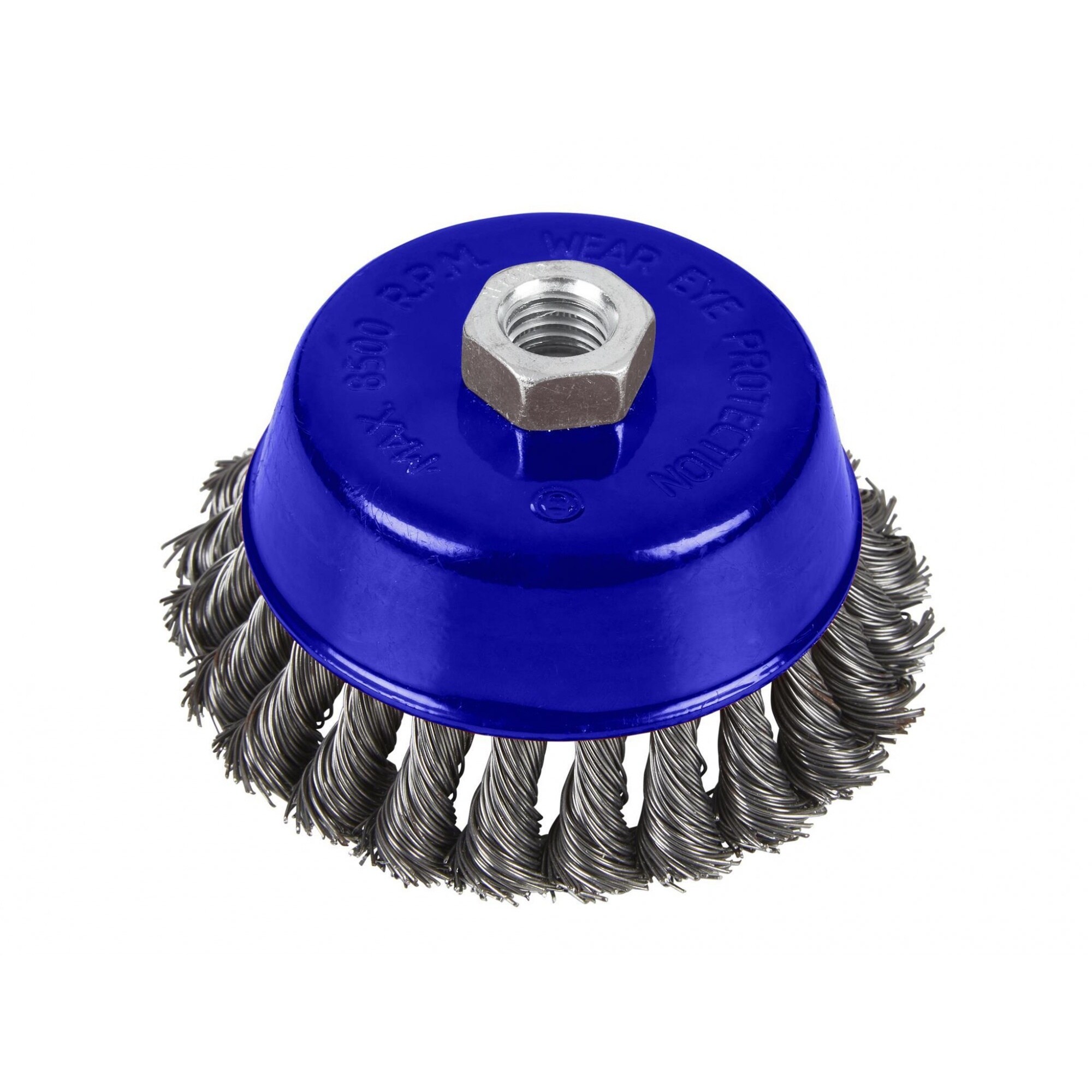 Bluespot Tools Twist Knot Cup Brush Multi Multi Colour 100mm M14 X 2 1
