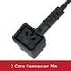 image 3 of SPARES2GO Mains Cable Power Lead & UK Plug compatible with Numatic Vacuum Cleaner (10 Metres, 2 pin)