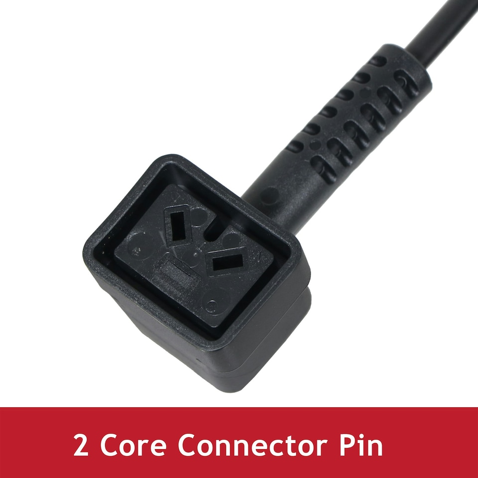 image 1 of SPARES2GO Mains Cable Power Lead & UK Plug compatible with Numatic Vacuum Cleaner (10 Metres, 2 pin)