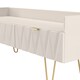 image 5 of Dallas 2 Drawer TV Console Unit in Kashmir Matt (Ready Assembled) | Cream | Kashmir Matt