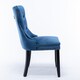 image 7 of Romsey Set of 2 Modern Velvet Dining Chairs with Knocker Ring