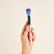 image 2 of Spectrum Pink D04 Foundation Brush, Duo-Length for Blending