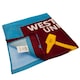 image 2 of West Ham United FC Crest Beach Towel - Sky Blue/Claret Red - 140cm x 70cm