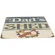 image 2 of Retro Hanging 'Dad's Shed' Metal Sign Garage/Home PrePunched Holes 20x25cm