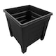 image 2 of 2 x Black 33cm Spacious Grosvenor Flower Plant Pots For Home & Garden Black