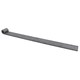 image 2 of Trailer Tailgate Strap Hinge Self Colour 12.5mm Pin Weld On 460mm Long 4pc Grey