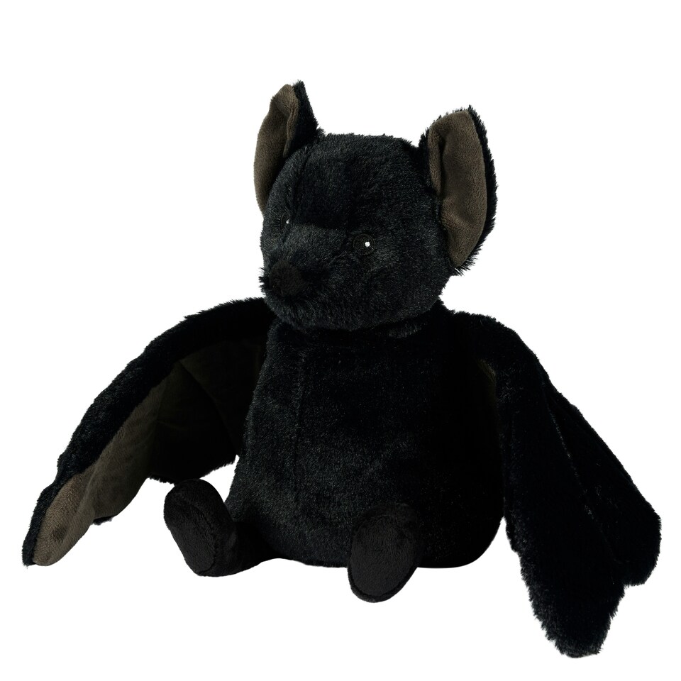 image 1 of Warmies Plush Black Bat Microwavable Weighted Teddy