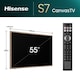 image 2 of Hisense 55S7NQTUK-CANVAS-TV 55inch Art Mode 4K UHD LED SMART TV WiFi Wall Mount