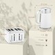 image 7 of HOMCOM 1.7L 3000W Rapid Boil Kettle and 4 Slice Toaster Set Crumb Tray White
