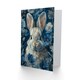image 2 of Cute Bunny Flower Pattern Woman Rabbit Her Birthday Card