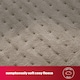 image 3 of Silentnight Comfort Control Heated Throw Fleece Electric Blanket Fast Heat Up, Natural
