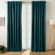 image 1 of OHS Blackout Thermal Insulated Eyelet Curtains, 66x90" - Teal