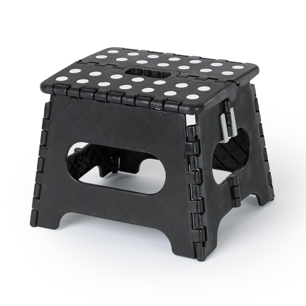 9 inches Folding Step Stool Black