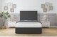 image 2 of Sloomy Manhattan Graphite Dumfries Divan Bed Base 4 Drawers With 26 Inch Strutted Headboard | Grey | Graphite | Super King | 1