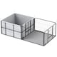 image 1 of PawHut 7 Panel Whelping Box for Dogs, Dog Playpen with Whelping Pads 