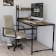 image 2 of Vida Designs Morton Office Chair Computer Desk Table Chair, Beige