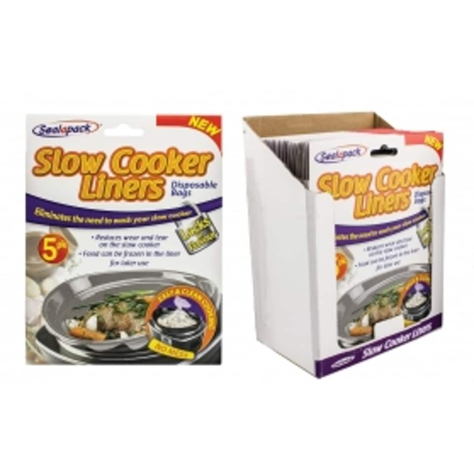 image 1 of Pack of 5 Sealapack Slow Cooker Liners Cooking Bags