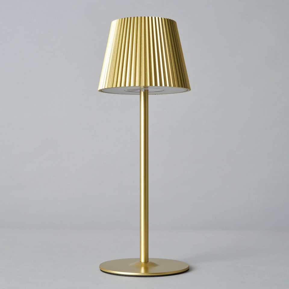 image 1 of BHS Esther Rechargeable Table Lamp | Gold | Gold | 1