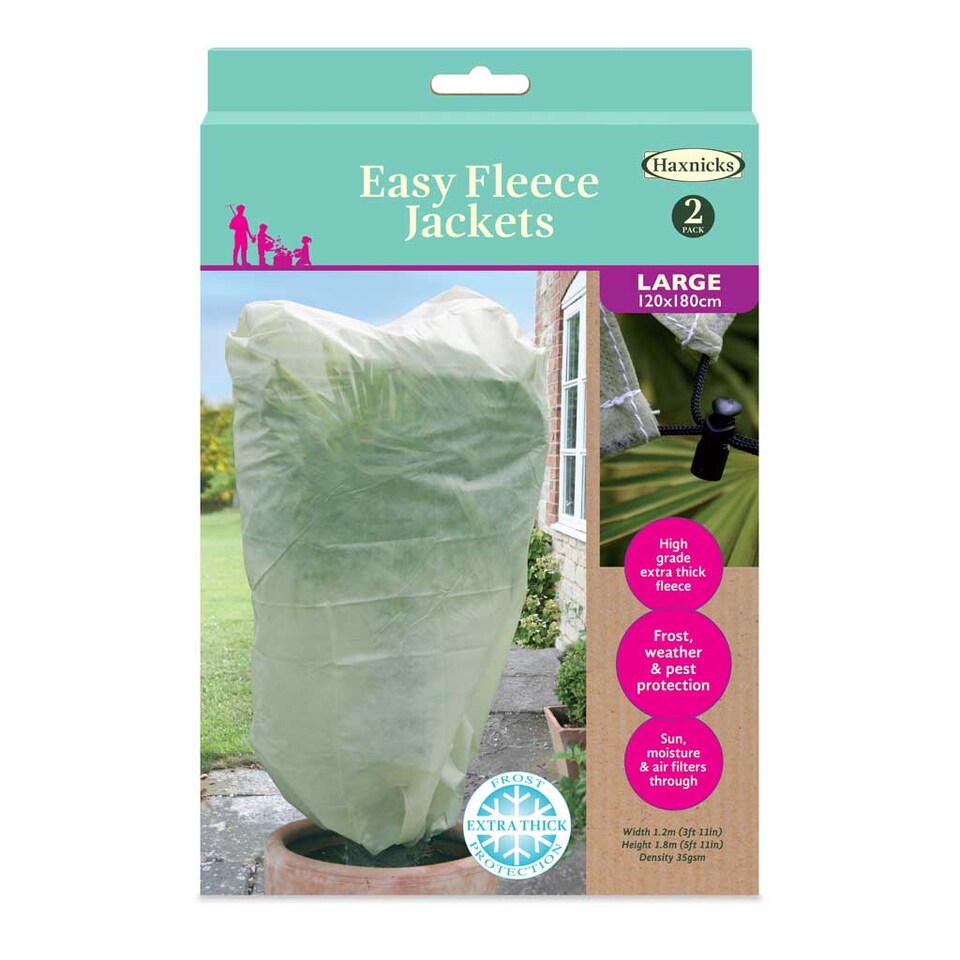 image 1 of Haxnicks Easy Fleece Jacket Large W120cm H180cm 2pk | Green
