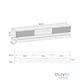 image 8 of TV Unit TV Stand Media Cabinet Sideboard Grey High Gloss Doors LED 180cm