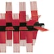 image 4 of SPARES2GO Power Sweeper Brushes for WESTWOOD COUNTAX Lawn Tractor Mower 5086 Bristles x 54 Red