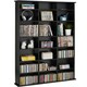 image 8 of Shelves Stevie - 21 compartments, height-adjustable, removable shelves Black