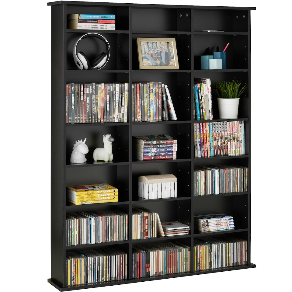 image 1 of Shelves Stevie - 21 compartments, height-adjustable, removable shelves Black