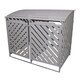 image 1 of Grey Wash Double Wheelie Bin Storage