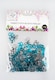 image 6 of 50th Birthday Confetti Blue & Silver 4 pack x 14 grams birthday decoration Foil Metallic 4 pack