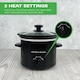 image 7 of Hamilton Beach 'The Mighty Mini' 1.8L Black Slow Cooker