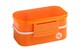 image 1 of Interiors by Premier Organized Orange Lunch Box, Leak Proof Tiffin Box, Comfortable Packed Lunch Box, Portable Lunch Container