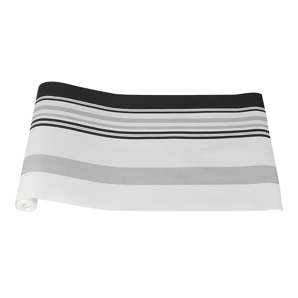image 1 of Living and Home Modern Striped Non-Woven Wallpaper - 950*53cm | Multi
