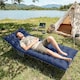 image 7 of Outsunny Sleeping Mat, Foldable Camping Pad with Elastic Straps Dark Blue | Blue | Dark blue | 200 x 80 x 8 cm