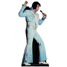 Elvis Presley Blue Jumpsuit Lifesize Cardboard Cutout 167cm