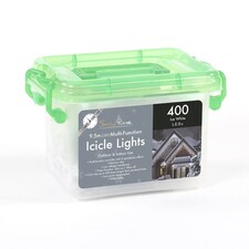 SnowTime Lights 400 LED Chasing Lights Ice White