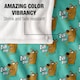 image 3 of Scooby Doo Repeat Print Blanket - Multicoloured - One Size