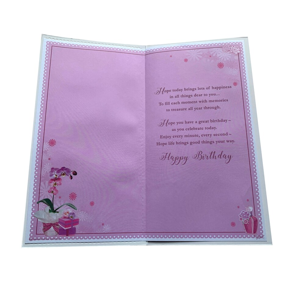image 1 of You're 100 Today! Happy Birthday Open Soft Whispers Card