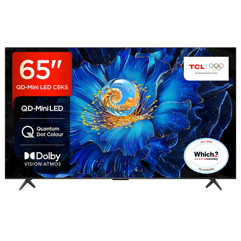 image 1 of TCL C6KS 65C6KS-UK TV 165.1 cm (65") 4K Ultra HD Smart TV Wi-Fi Metallic