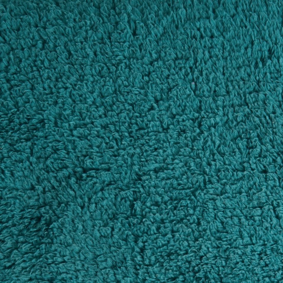 image 1 of OHS Teddy Fleece Soft Warm Plush Cosy Plain Dyed Throw Over Bed Blanket, 125x150cm | Green | Teal