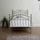 image 4 of 5ft King Size Silver chrome finish, crystal ball and chrome traditional metal bed frame bedstead, victorian, antique, ornate