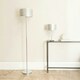 image 2 of ValueLights Bonita Silver Glitter Droplet Shade Table Lamp & Bulb Silver